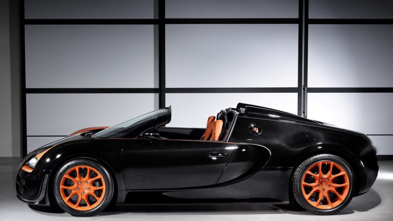 Black Bugatti Convertible