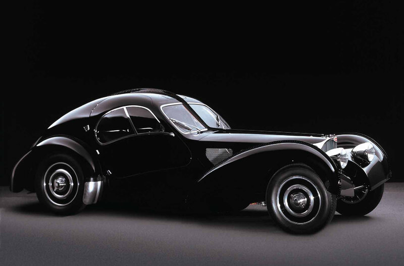 Black Bugatti Type 57S