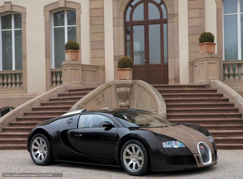 Black Bugatti Veyron — Dramatic, Afternoon, Photograph, Car, Building