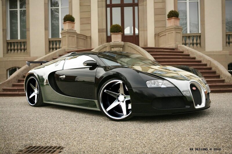 Black Bugatti Veyron — Dramatic, Afternoon