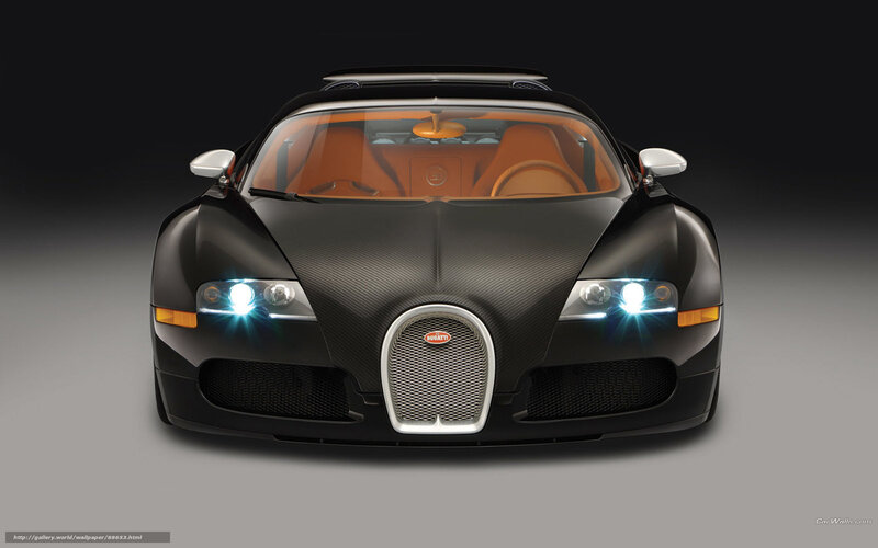 Black Bugatti Veyron — Dramatic, Photograph, Car, Headlights
