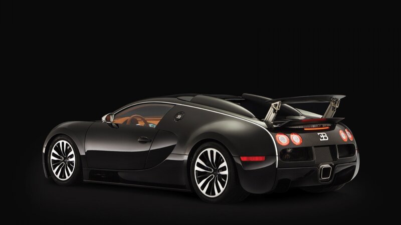 Black Bugatti Veyron — Dramatic, Photograph, Car, Tire