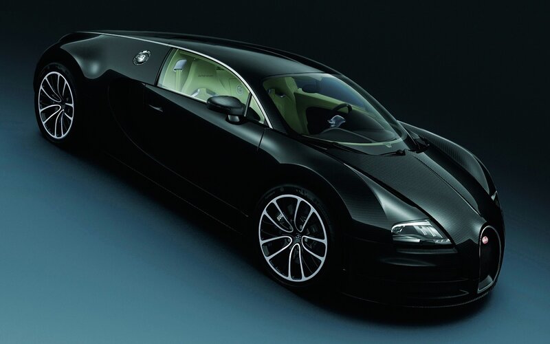 Black Bugatti Veyron — Dramatic, Photograph, Car, Wheel, Interior