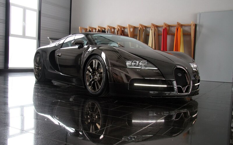 Black Bugatti Veyron — Modern, Photograph, Car
