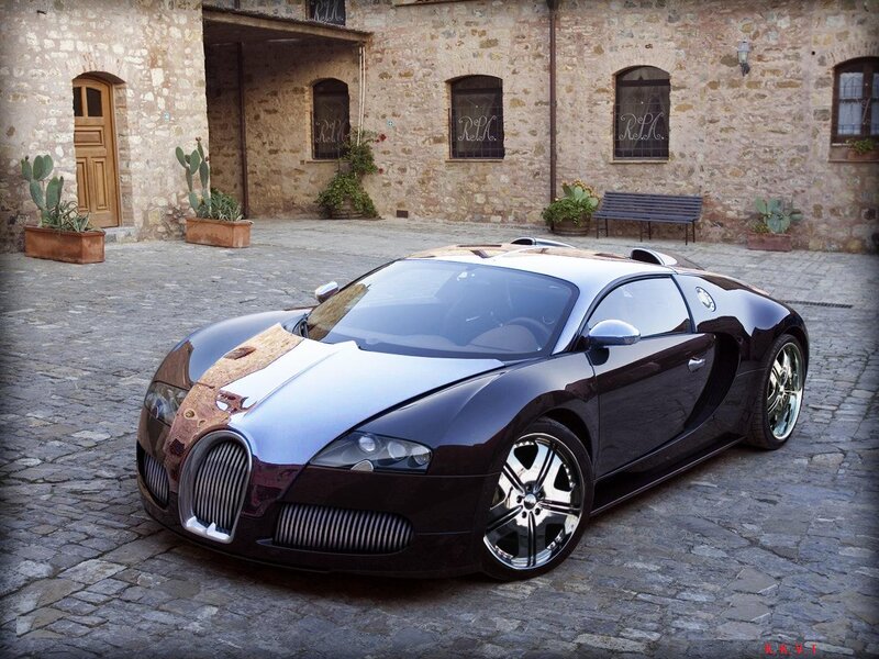 Black Bugatti Veyron — Serene