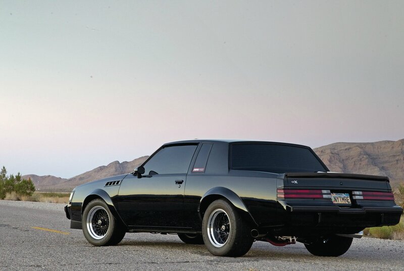 Black Buick Grand National — Dramatic