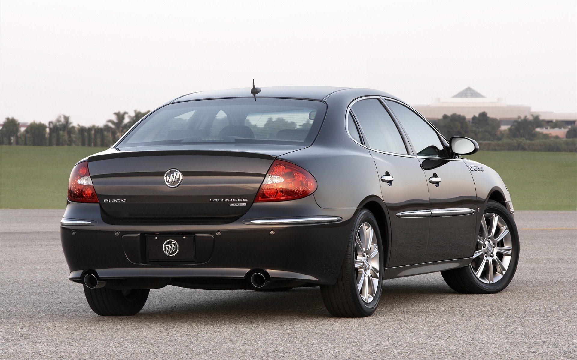 black buick lacrosse sedan