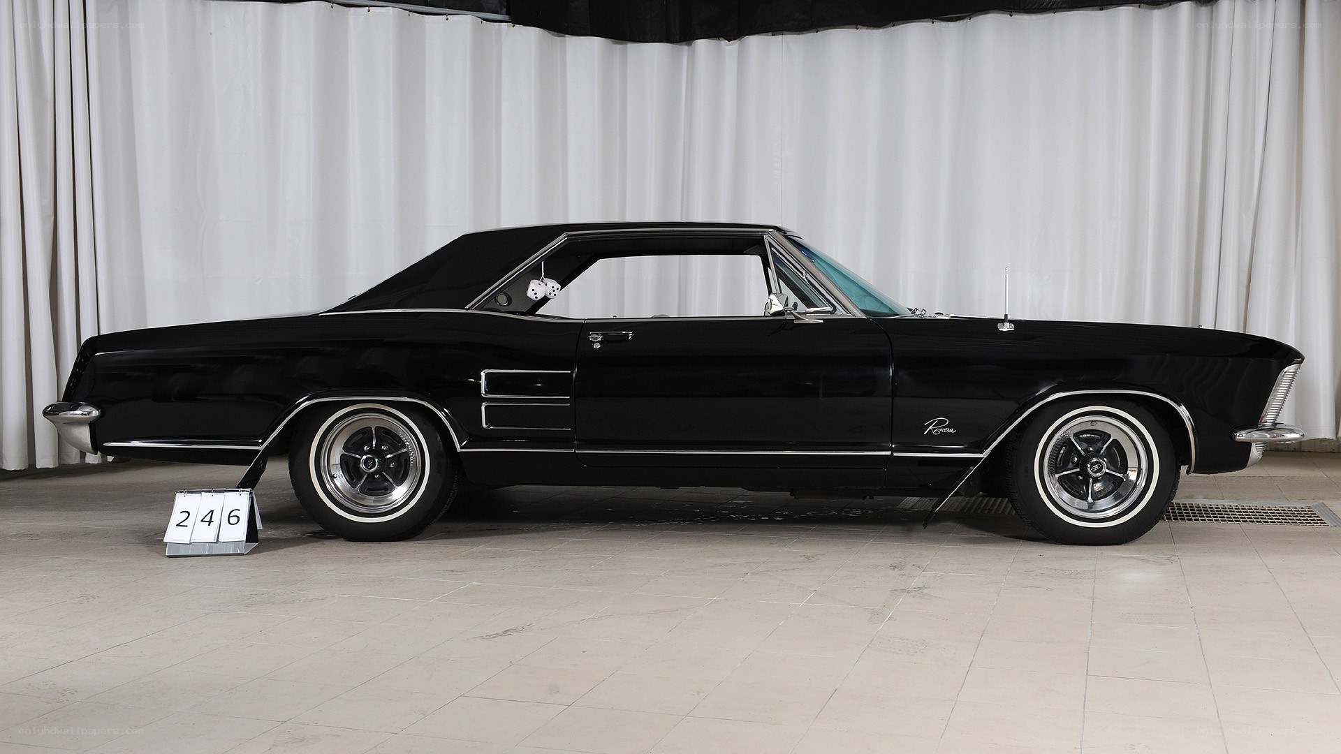 Black Buick Riviera classic car