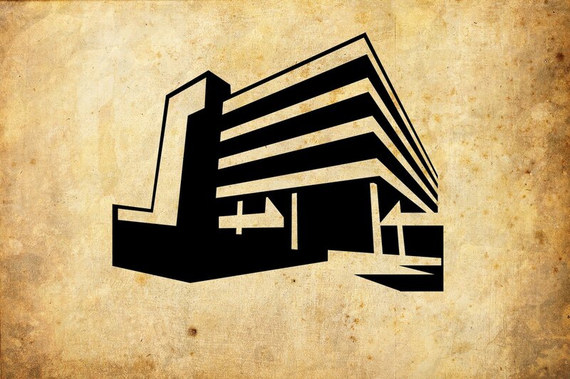 Black Building Silhouette