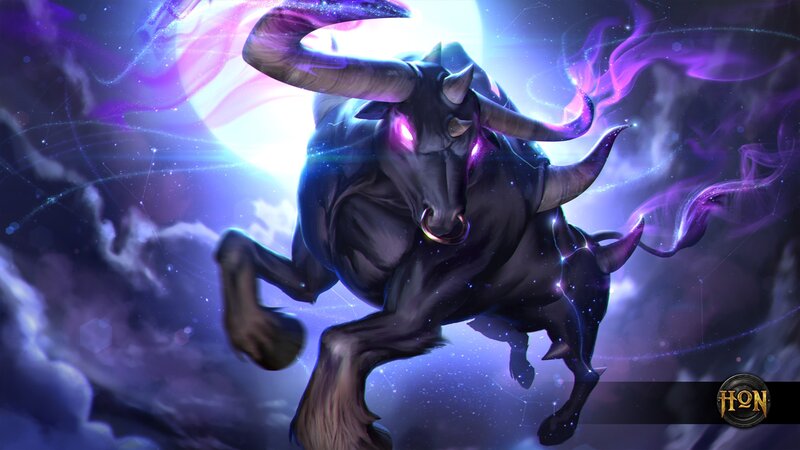Black Bull in Motion