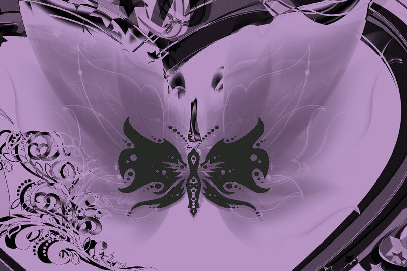 Black Butterfly Design