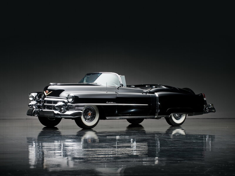Black Cadillac Convertible — Dramatic, Photograph
