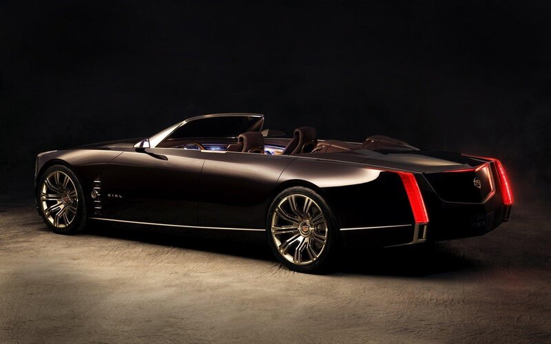 Black Cadillac Convertible — Dramatic
