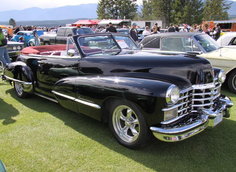Black Cadillac Convertible — Outdoor