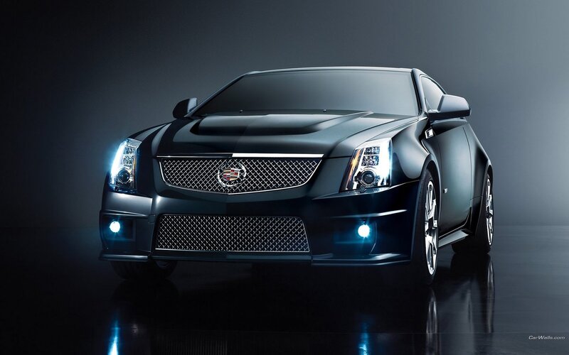 black cadillac coupe