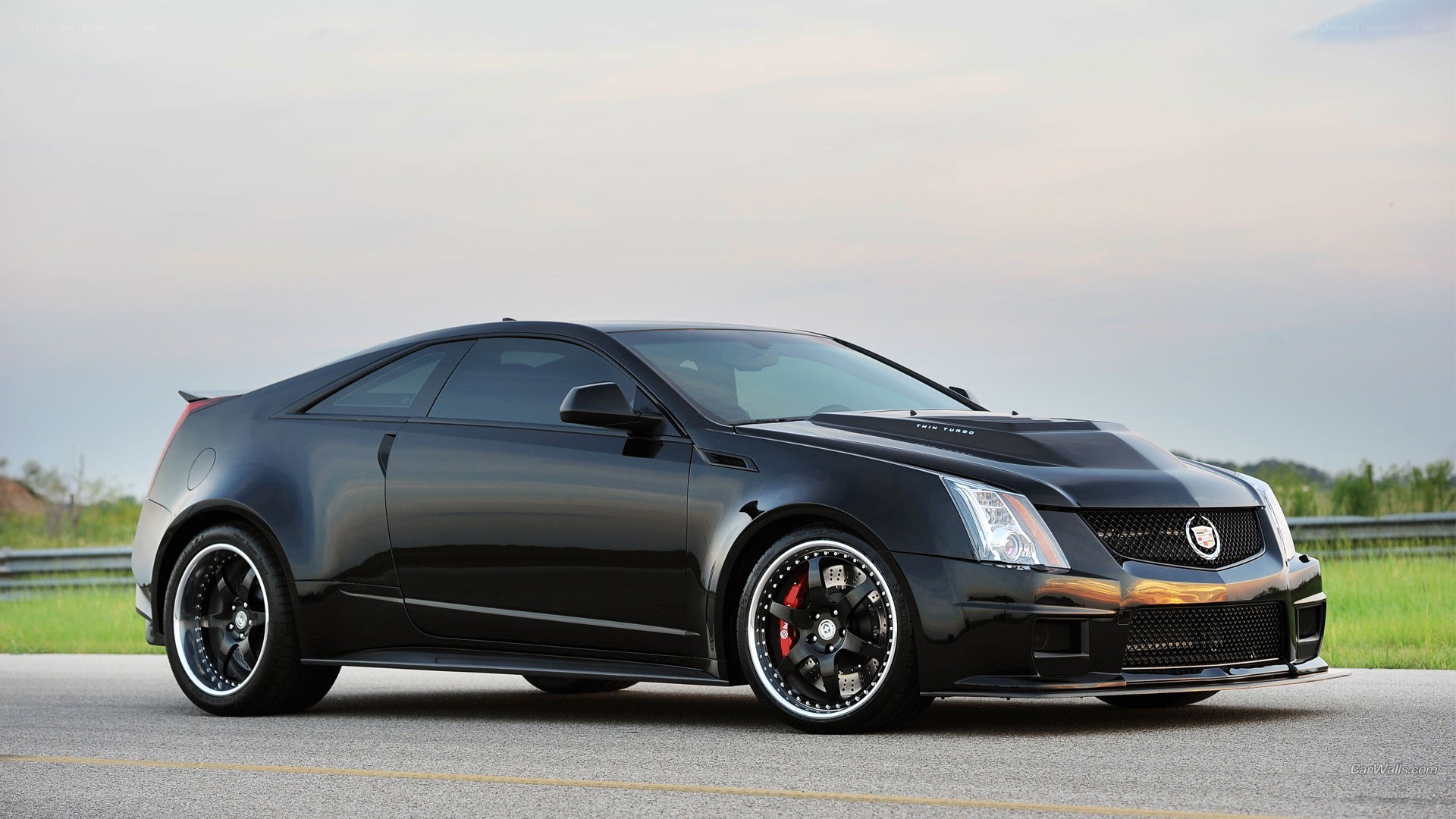 black cadillac coupe