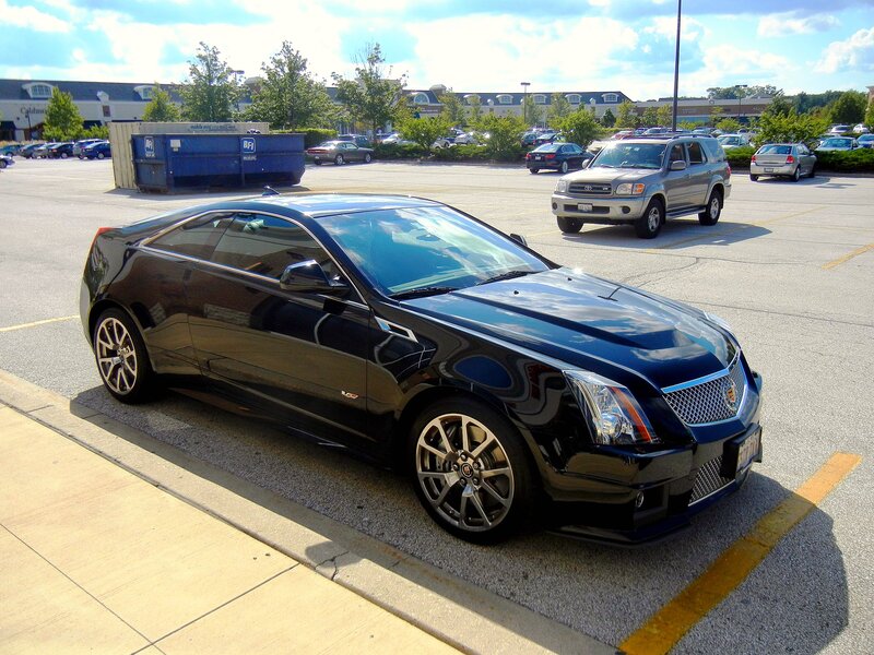 Black Cadillac Coupe — Bright
