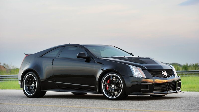 Black Cadillac Coupe — Calm, Sunset, Photograph