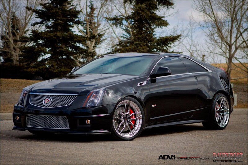 Black Cadillac Coupe — Dramatic, Autumn