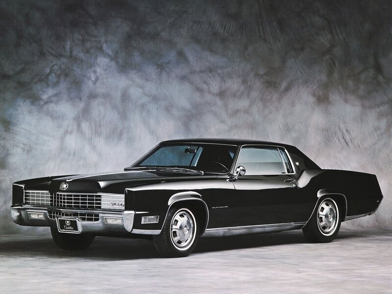 Black Cadillac Coupe — Dramatic, Photograph