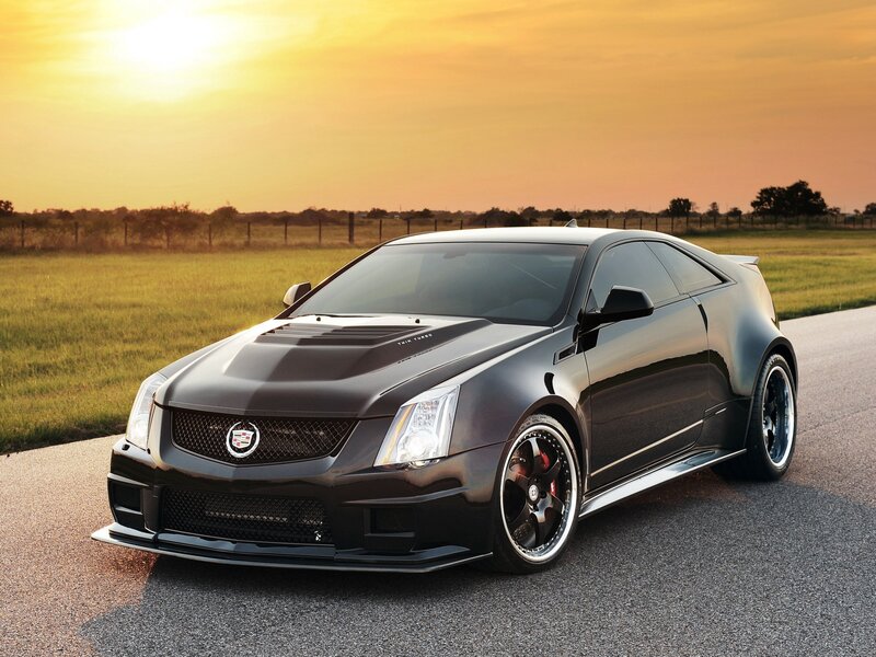 Black Cadillac Coupe — Dramatic