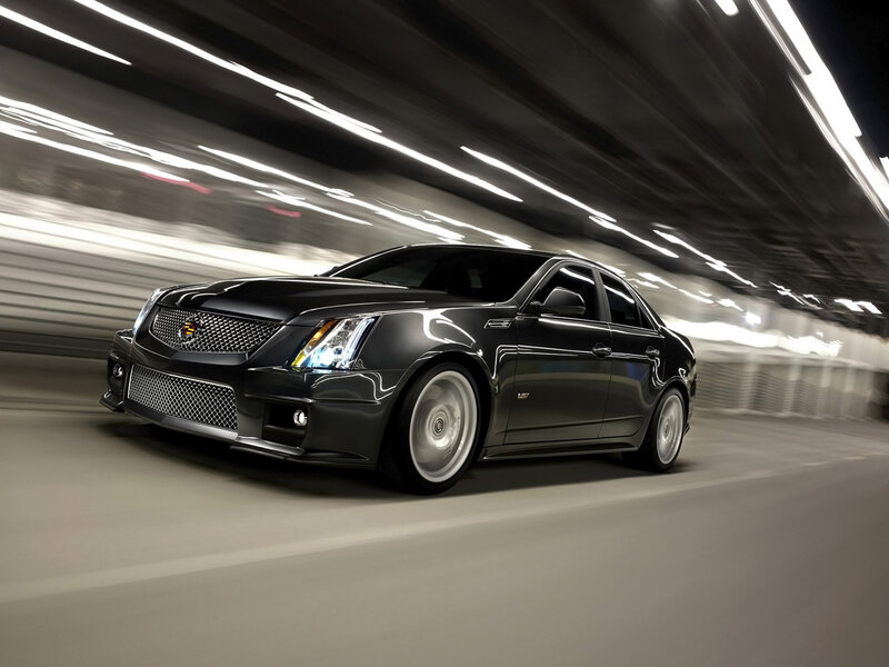 Black Cadillac Coupe — Dynamic