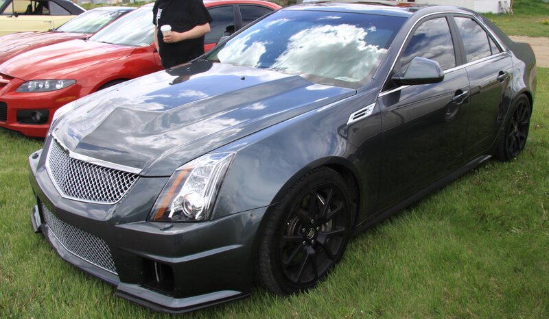 Black Cadillac Coupe — Gray, Calm