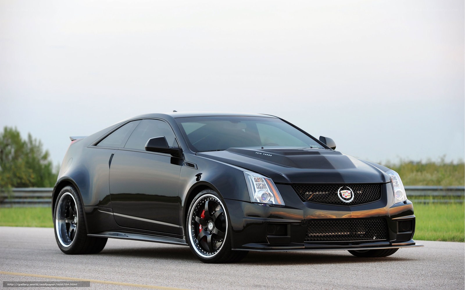 black cadillac coupe