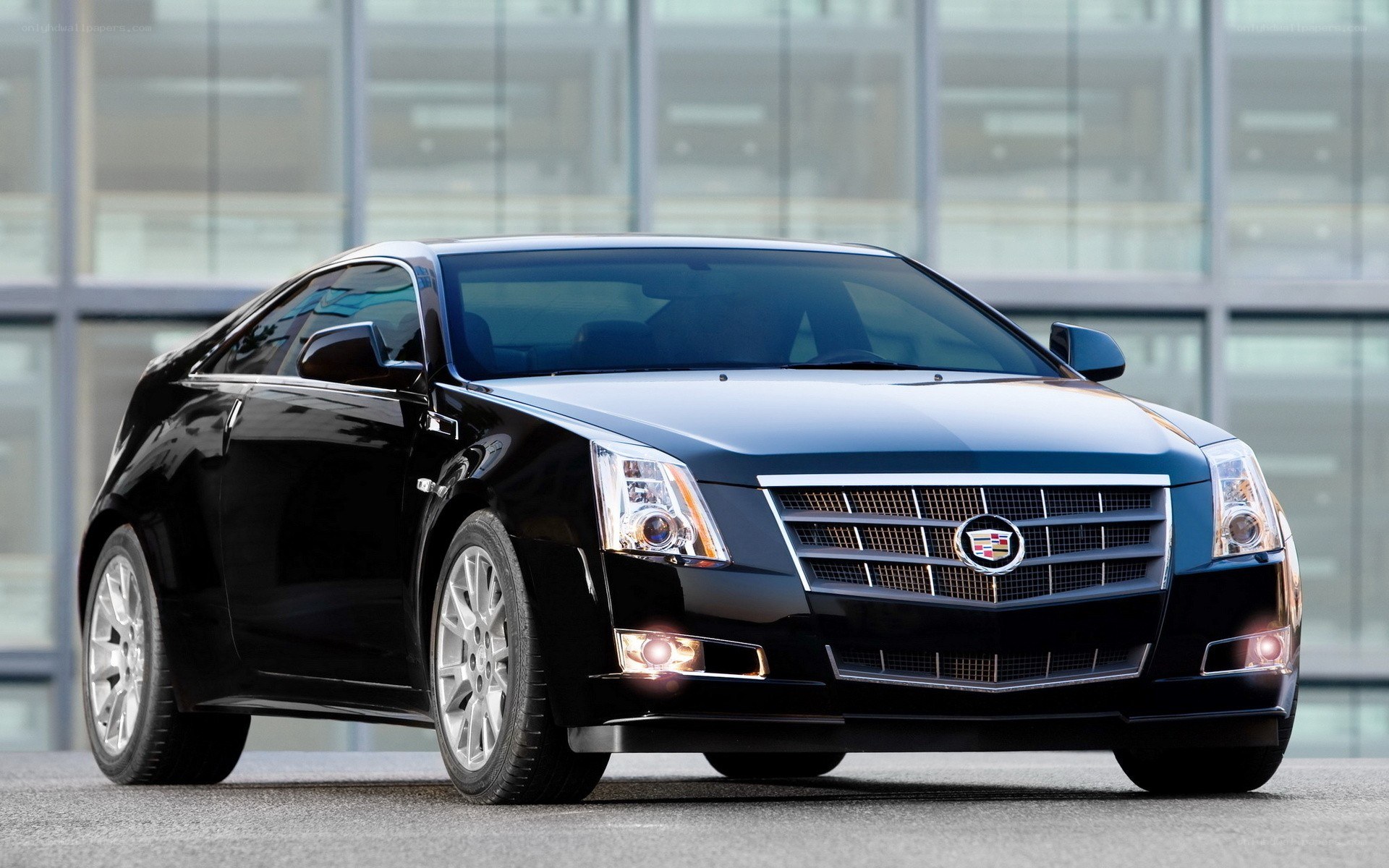 Black Cadillac CTS Coupe