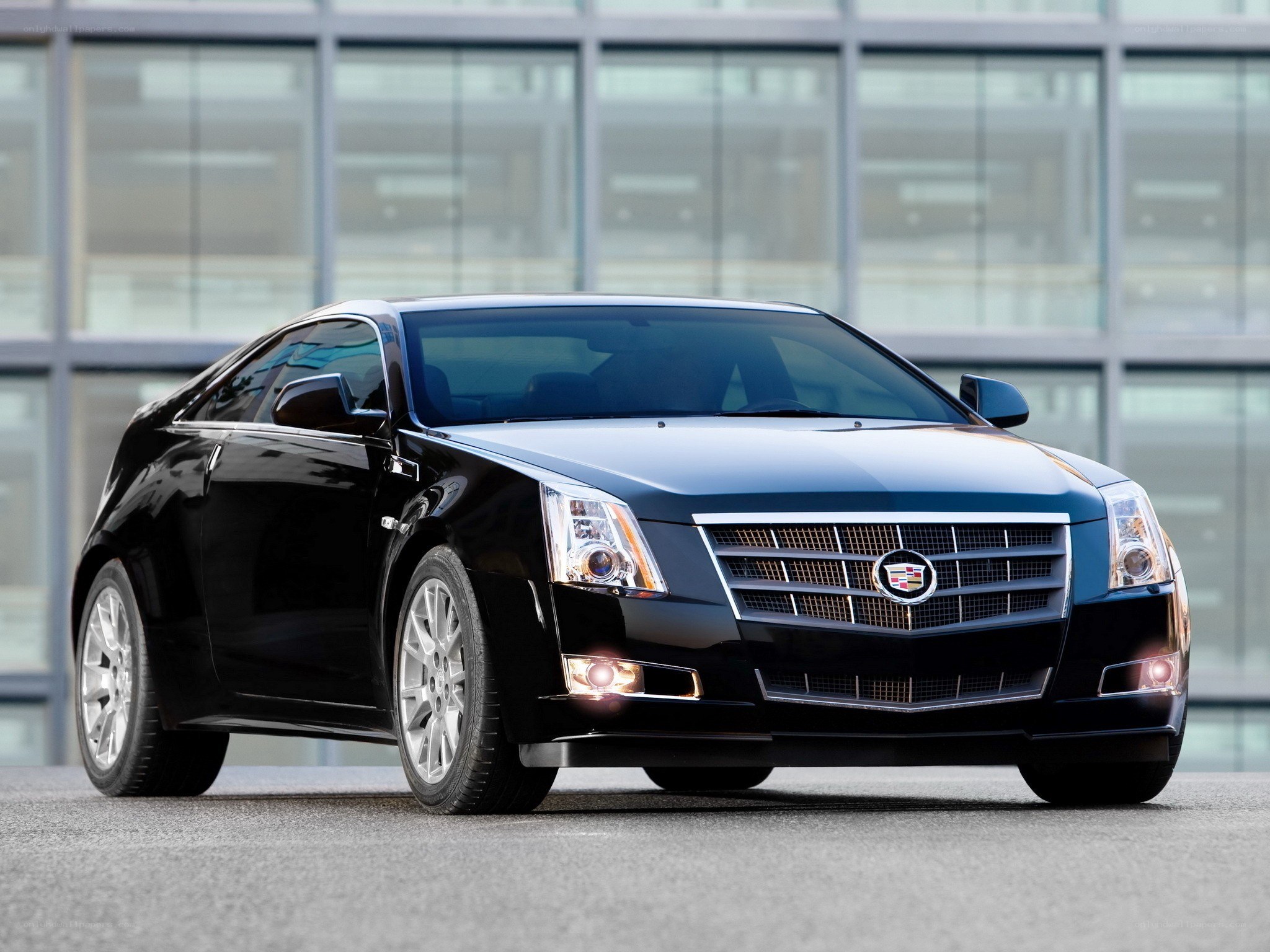 Black Cadillac CTS Coupe