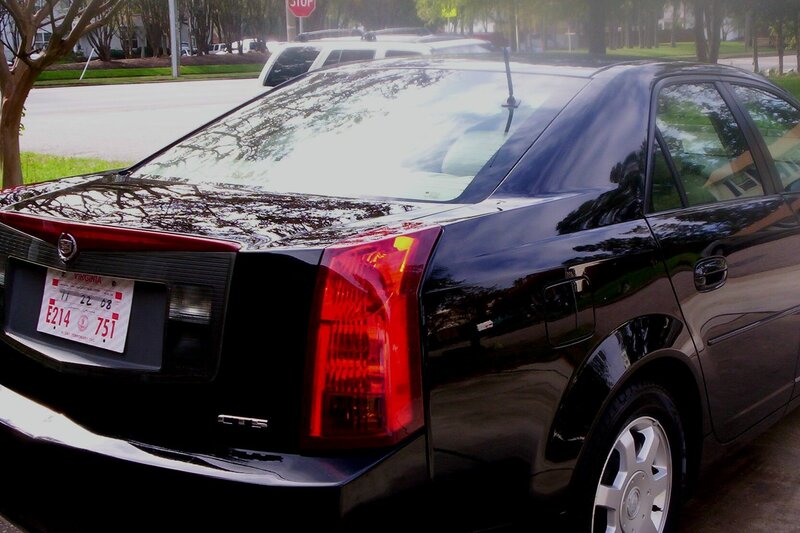 black cadillac cts sedan