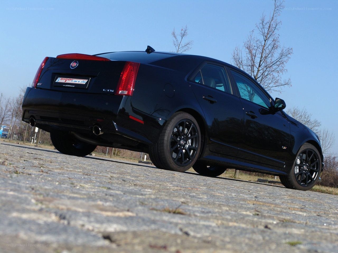 black cadillac cts sedan