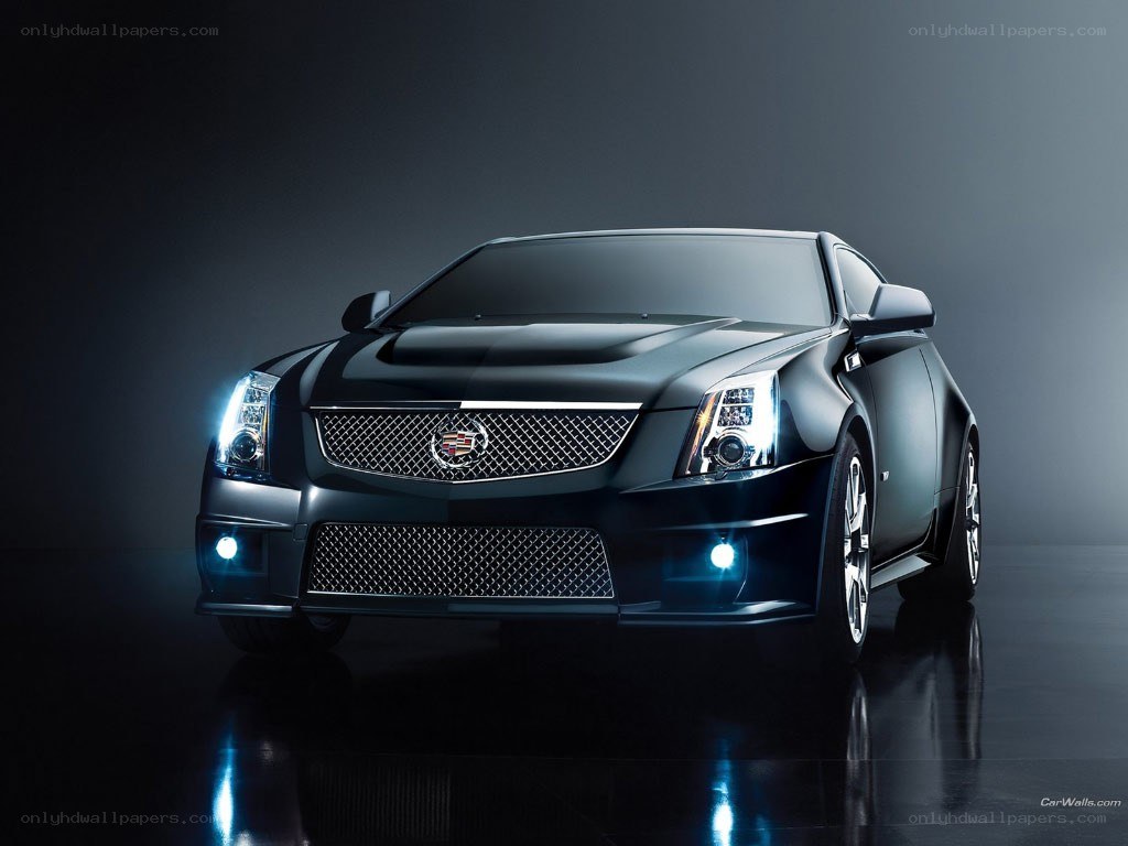Black Cadillac CTS-V Coupe