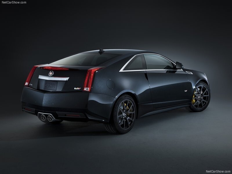 black cadillac cts-v coupe