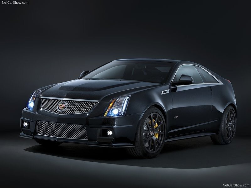 Black Cadillac CTS-V Coupe