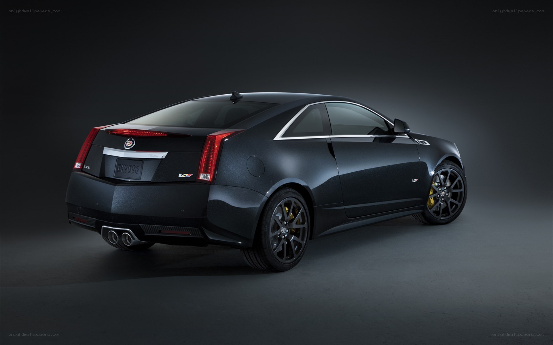 Black Cadillac CTS-V Coupe