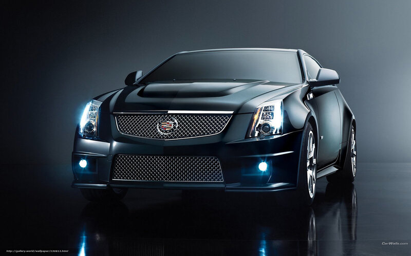 Black Cadillac CTS-V Coupe