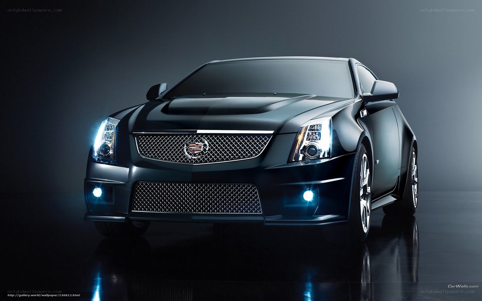 Black Cadillac CTS-V Coupe