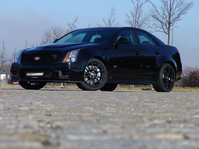 black cadillac cts-v sedan