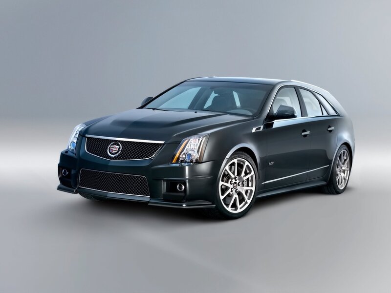 Black Cadillac CTS-V Wagon