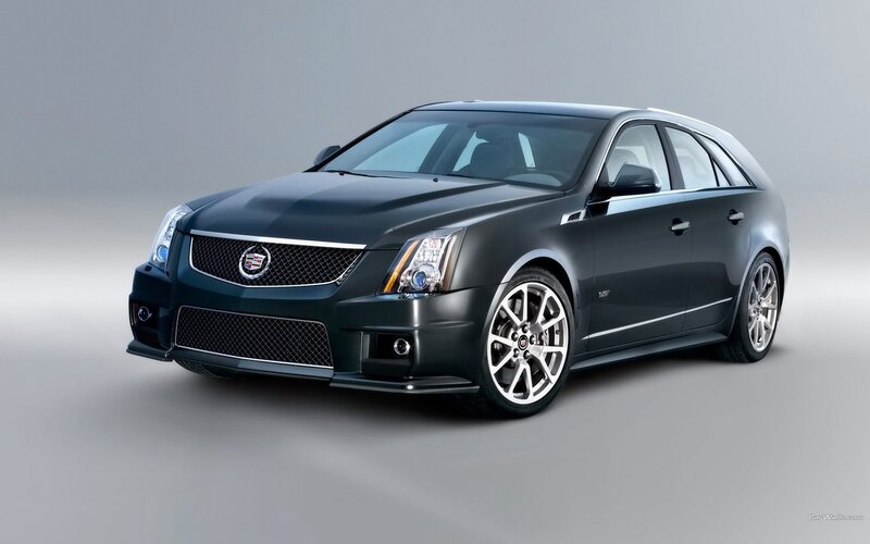 Black Cadillac CTS-V Wagon