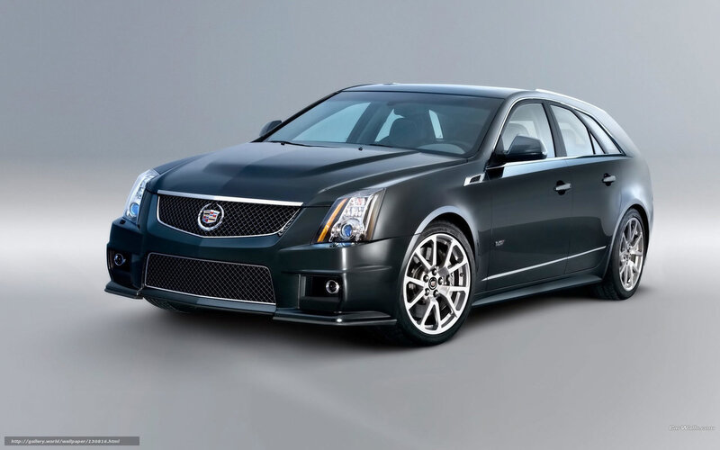 Black Cadillac CTS-V Wagon