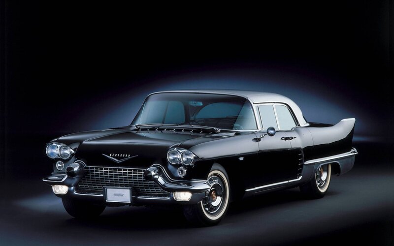 Black Cadillac Eldorado — Dramatic, Photograph