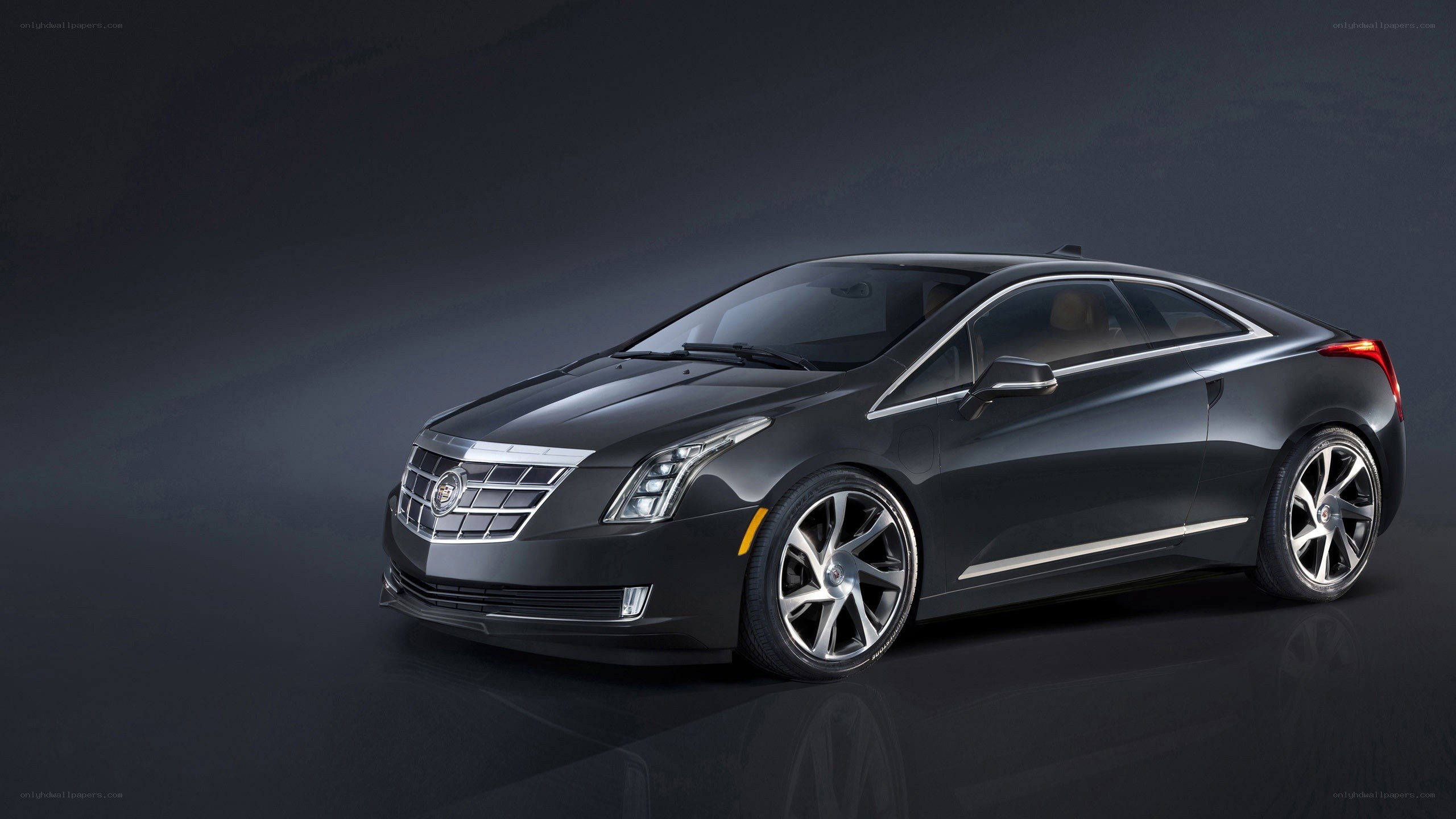Black Cadillac ELR coupe