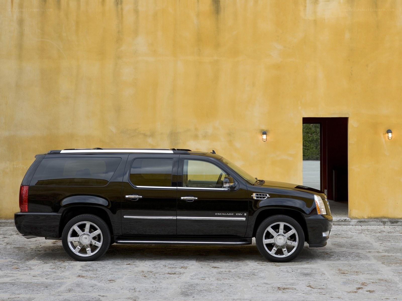 Black Cadillac Escalade ESV