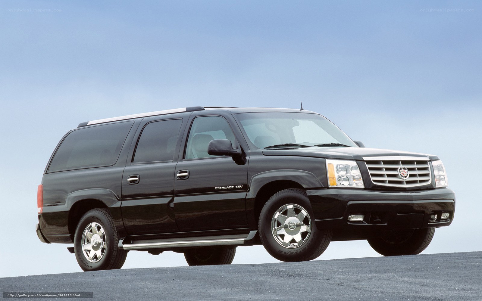 Black Cadillac Escalade ESV