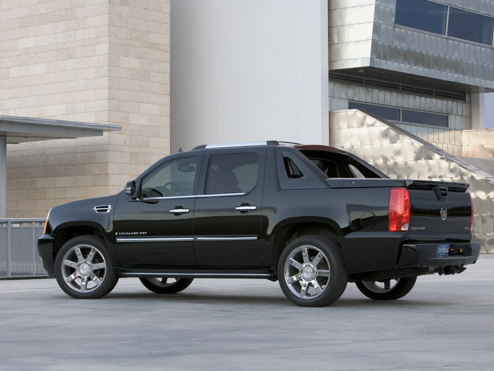 black cadillac escalade ext