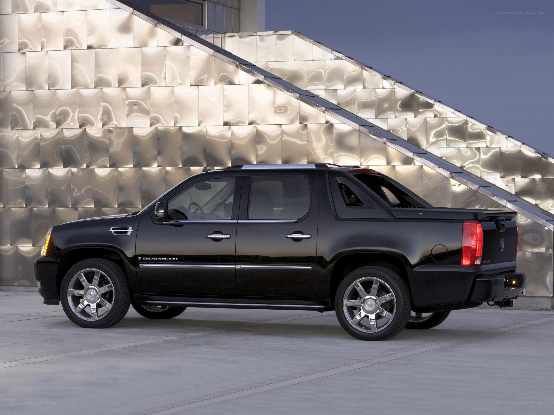 Black Cadillac Escalade EXT