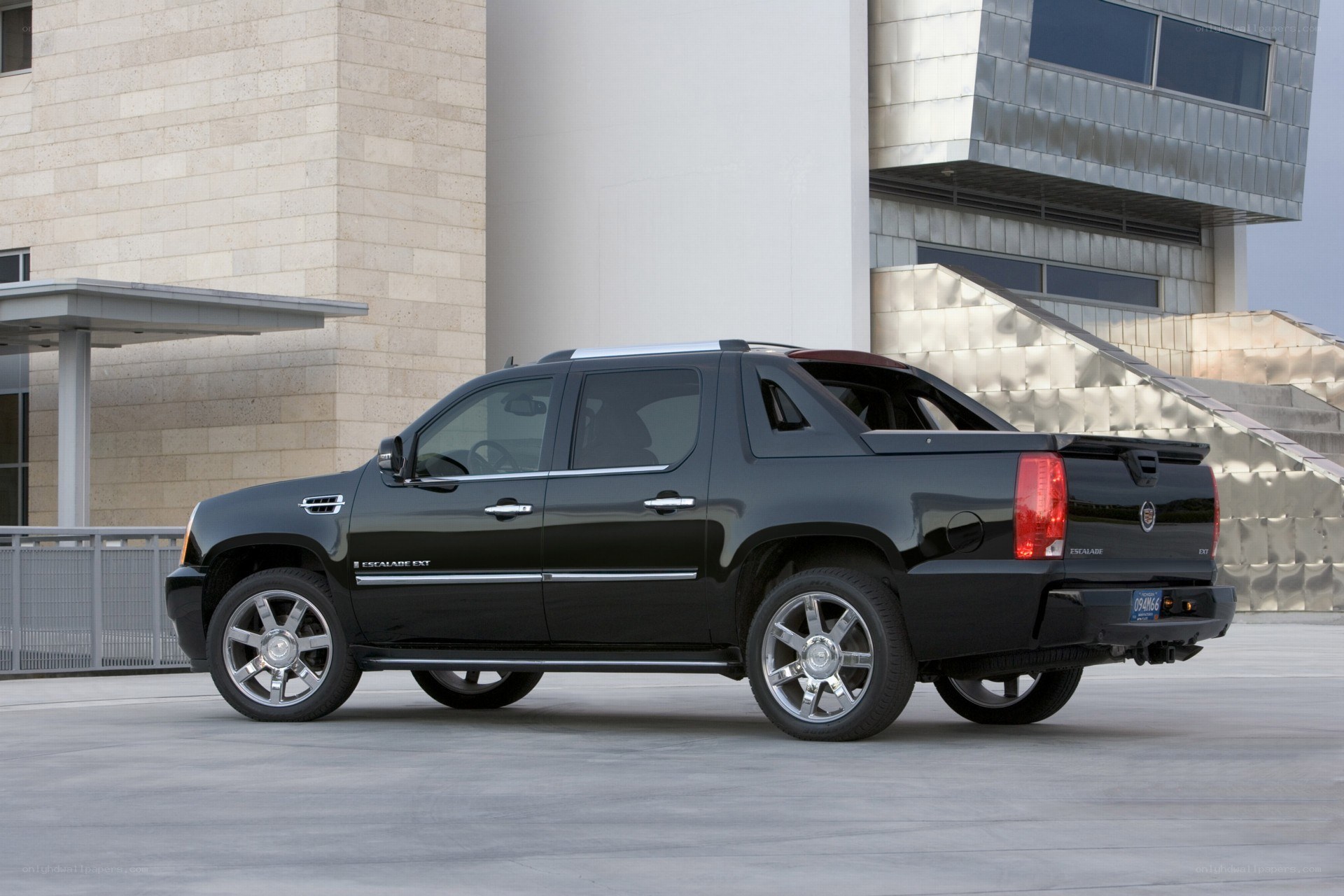black cadillac escalade ext