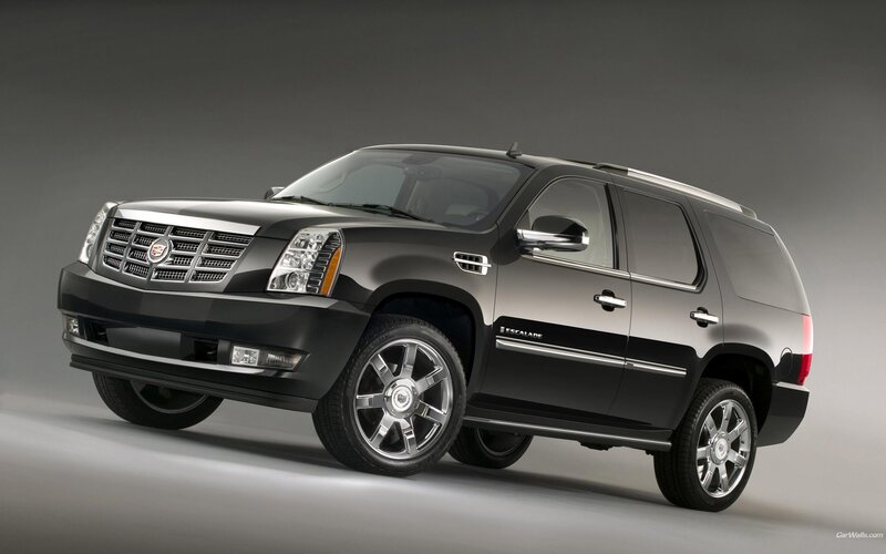 Black Cadillac Escalade SUV